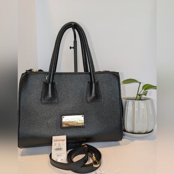 Mario Valentino Black Satchel - Picture 1 of 11
